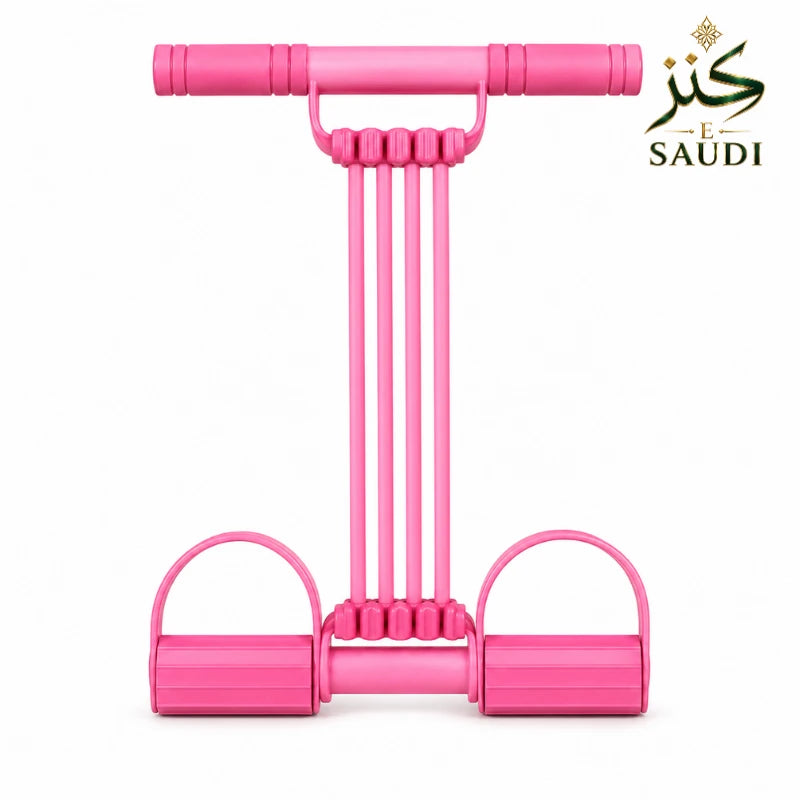 جهاز تمارين البطن المنزلي مع حبال المقاومة من Kanz-E-Saudi
