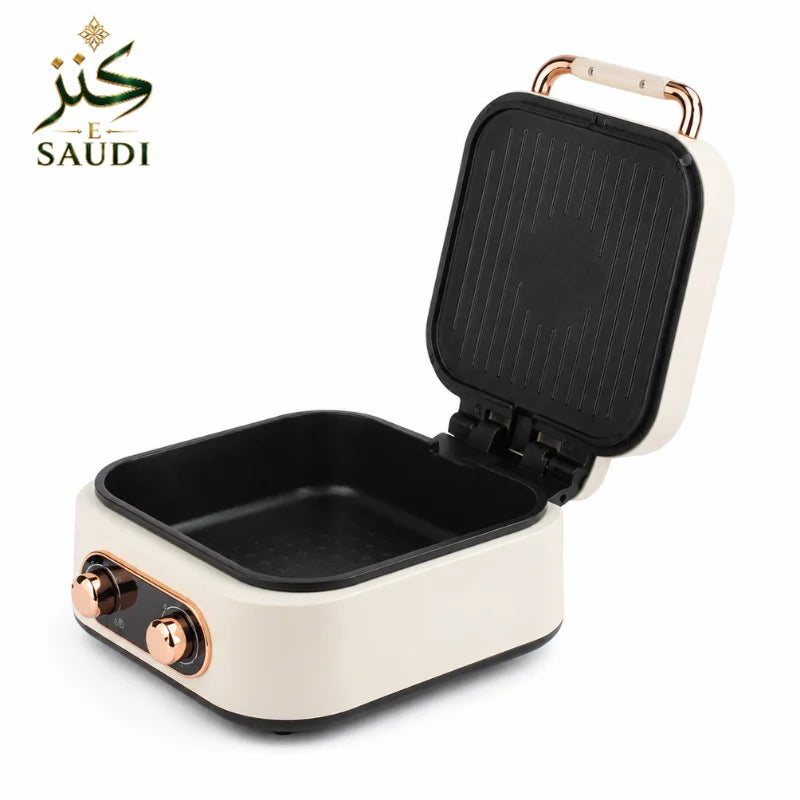 شواية كهربائية مع غطاء للاستخدام المنزلي من Kanz-E-Saudi